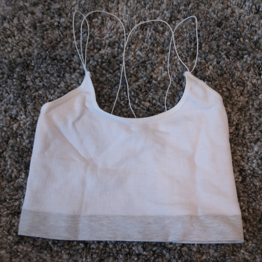 White Crop Top